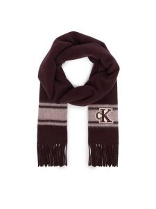 Calvin Klein Szalik LV04F8101G Bordowy. Czerwone rękawiczki Calvin Klein, bez wzorów, z wełny. Za 329,99 zł.