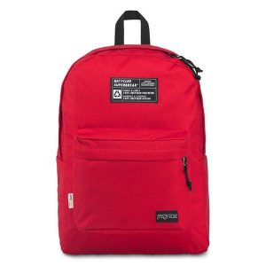 Plecak sportowy szkolny JanSport Recycled Superbreak JS0A4NW25XP. Czerwone plecaki Jansport. Za 49,99 zł.