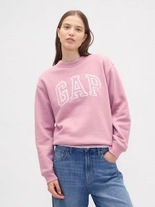 GAP Bluza w kolorze jasnoróżowym rozmiar: XXL. Różowe bluzy GAP, xxl, bez wzorów, bez kaptura. Za 95,69 zł.