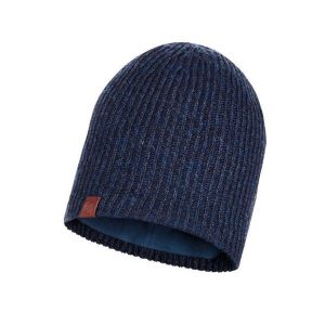 Czapka zimowa Buff Knitted & Fleece Hat. Niebieskie czapki Buff, bez wzorów, sportowe. Za 130,09 zł.