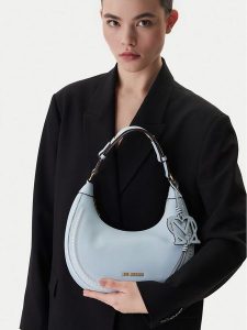 LOVE MOSCHINO Torebka JC4095PP1OLI0701 Błękitny. Niebieskie torebki klasyczne LOVE MOSCHINO, bez wzorów, ze skóry, bez dodatków. Za 540,99 zł.