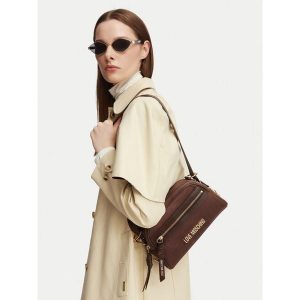 Torebka LOVE MOSCHINO. Brązowe torebki klasyczne LOVE MOSCHINO, bez wzorów, bez dodatków. Za 625,99 zł.