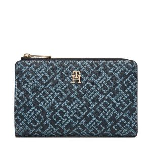 Portfel Tommy Hilfiger. Niebieskie portfele TOMMY HILFIGER, bez wzorów. Za 329,99 zł.