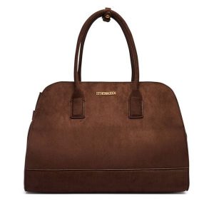 Torebka Steve Madden. Brązowe torebki klasyczne Steve Madden, bez wzorów, bez dodatków. Za 559,99 zł.