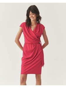 TATUUM Sukienka w kolorze różowym rozmiar: XXL. Różowe sukienki Tatuum, xxl, bez wzorów, bez kołnierzyka, bez ramiączek, mini. Za 178,79 zł.