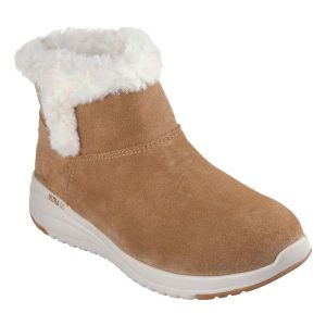 Buty zimowe damskie, On-The-Go Stellar - Cozy Step. Czarne buty trekkingowe Skechers, bez zapięcia. Za 399,99 zł.