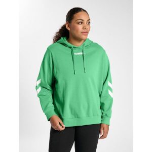 Damska bluza z kapturem Hummel legacy Plus. Zielone bluzy Hummel, xl, bez wzorów, z kapturem. Za 167,00 zł.