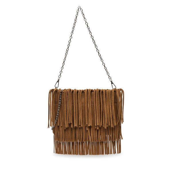 Torebka DeeZee. Brązowe torebki klasyczne DeeZee, bez wzorów, bez dodatków. Za 149,99 zł.