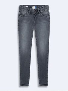 LTB Dżinsy "Julita" - Skinny fit - w kolorze szarym rozmiar: W30/L32. Szare jeansy LTB, z aplikacjami. Za 195,99 zł.