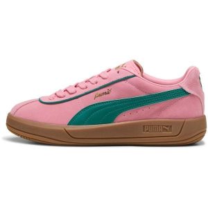 Adidasy Puma Club Klassika Sd, Dla obu płci. Czerwone buty sportowe Puma, bez wzorów, z zamszu, bez zapięcia. Za 242,99 zł.