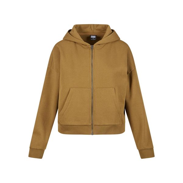 Damska bluza z kapturem zapinana na zamek Urban Classics. Zielone bluzy Urban Classics, bez wzorów, z kapturem. Za 259,50 zł.