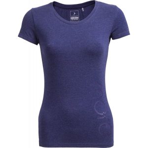 T-shirt damski TSD601 - denim melanż - Outhorn. T-shirty marki Outhorn. W wyprzedaży za 24,99 zł.