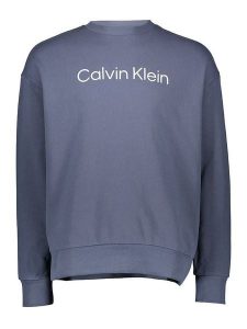 Calvin Klein Bluza w kolorze niebieskim rozmiar: XL. Niebieskie bluzy Calvin Klein, xl, bez wzorów, z bawełny, bez kaptura. Za 239,99 zł.