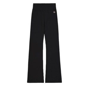 Legginsy Champion Flare Damskie. Czarne legginsy Champion, bez wzorów, z bawełny, długie. Za 115,99 zł.