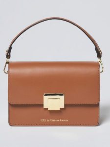 CXL by Christian Lacroix Skórzana torebka w kolorze jasnobrązowym - 22 x 15 x 8 cm rozmiar: onesize. Brązowe torebki klasyczne CXL by Christian Lacroix, bez wzorów, z materiału, bez dodatków. Za 404,99 zł.