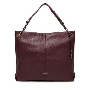 Torebka Lasocki. Czerwone shopper bag Lasocki, bez wzorów, bez dodatków. Za 199,99 zł.