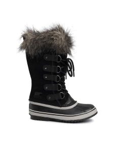 Sorel Śniegowce Joan Of Arctic NL3481 Czarny. Czarne buty zimowe Sorel, ze skóry, bez obcasa, bez zapięcia. Za 709,00 zł.