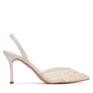 Szpilki Aldo. Białe szpilki ALDO, bez wzorów, bez obcasa. Za 459,99 zł.