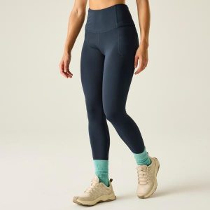 Damskie Legginsy Power. Niebieskie legginsy Dare 2b, bez wzorów. Za 171,99 zł.