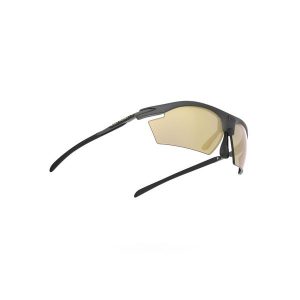Okulary Rudy Project RYDON CHARCOAL MATTE - MULTILASER GOLD. Brązowe okulary przeciwsłoneczne Rudy Project. W wyprzedaży za 468,00 zł.