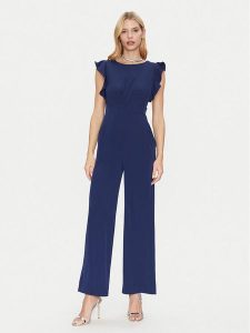 Rinascimento Kombinezon CFC0122552003 Granatowy Regular Fit. Niebieskie kombinezony Rinascimento, xs, bez wzorów, z syntetyku, bez kołnierzyka, bez ramiączek. Za 259,99 zł.