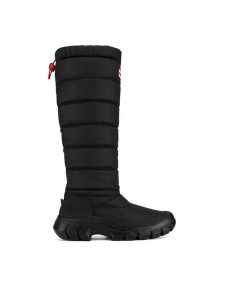 Hunter Śniegowce WFT2108WWU Czarny. Czarne buty zimowe Hunter, z materiału, bez obcasa, bez zapięcia. Za 799,99 zł.