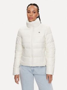 Calvin Klein Jeans Kurtka przejściowa J20J223580 Écru Slim Fit. Kurtki Calvin Klein Jeans, l, bez wzorów, z jeansu, bez kaptura. Za 469,99 zł.