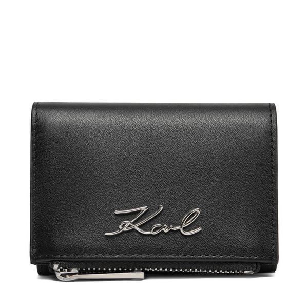 Portfel KARL LAGERFELD. Czarne portfele KARL LAGERFELD, bez wzorów. Za 337,99 zł.