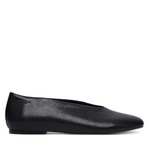 Półbuty Vagabond Shoemakers. Czarne półbuty Vagabond Shoemakers, bez wzorów, bez obcasa, na płaskiej podeszwie, bez zapięcia. Za 471,99 zł.