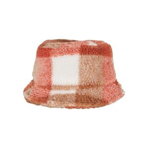 Kapelusz Urban Classics sherpa check. Białe kapelusze Urban Classics, bez wzorów. Za 191,00 zł.