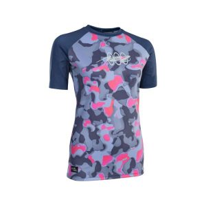 Koszulka surfingowa damska ION Lizz SS capsule pink. Czerwone bluzki ION, s, bez wzorów, z lycry, sportowe, bez kołnierzyka, bez ramiączek. Za 149,99 zł.