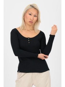 Alife and kickin Koszulka "Marti" w kolorze czarnym rozmiar: M. Czarne bluzki Alife and Kickin, m, bez wzorów, bez kołnierzyka, bez ramiączek. Za 43,99 zł.