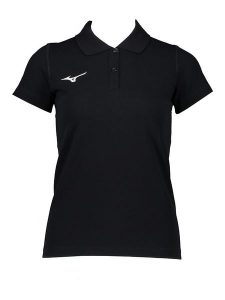Mizuno Koszulka polo "Shizuoka" w kolorze czarnym rozmiar: L. Czarne bluzki Mizuno, l, bez wzorów, bez kołnierzyka, bez ramiączek. Za 48,28 zł.