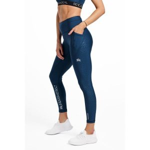 Legginsy fitness damskie Rough Radical Speed X. Niebieskie legginsy ROUGH RADICAL, bez wzorów. W wyprzedaży za 144,42 zł.