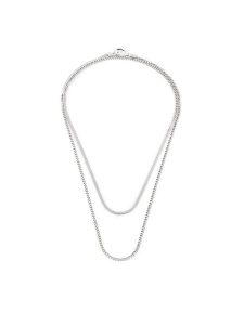 Calvin Klein Naszyjnik 35000592 Srebrny. Szare naszyjniki Calvin Klein, metalowe. Za 269,99 zł.