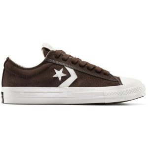 Adidasy Converse Star Player 76, Dla obu płci. Brązowe buty sportowe Converse, bez wzorów, ze skóry, bez zapięcia. Za 490,00 zł.