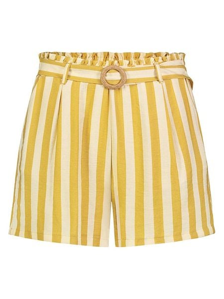 Sublevel Szorty w kolorze żółto-beżowym rozmiar: L. Brązowe szorty Sublevel, bez wzorów, z tkaniny. Za 60,99 zł.