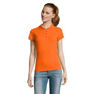 Damska Koszulka Polo Passion. Brązowe koszulki sportowe SOL'S, bez wzorów, bez ramiączek. Za 57,99 zł.