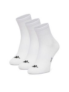 Kappa Skarpety długie CEO_KR_FRESH_SS26 (3-PACK) Biały. Białe skarpetki Kappa, bez wzorów, z bawełny. Za 34,99 zł.