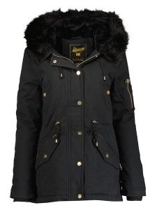 Geographical Norway Parka "Boldina" w kolorze czarnym rozmiar: XXL. Czarne płaszcze Geographical Norway, xxl, bez wzorów, bez kaptura. Za 276,71 zł.