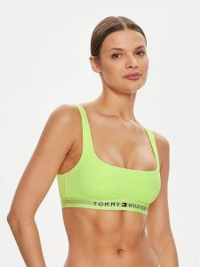 Tommy Hilfiger Góra od bikini UW0UW04108 Zielony. Zielone bikini TOMMY HILFIGER, bez wzorów, z syntetyku. Za 219,99 zł.