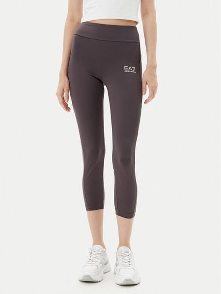 EA7 Emporio Armani Legginsy 7W000239 AF12627 U6278 Brązowy Slim Fit. Brązowe legginsy EA7 Emporio Armani, bez wzorów, z syntetyku. Za 249,99 zł.