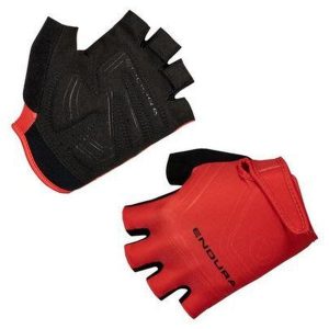 Rękawiczki rowerowe damskie Endura Xtract. Czerwone rękawiczki ENDURA, bez wzorów. Za 89,99 zł.