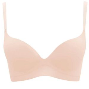 Biustonosz push-up z pianki z elastycznymi ramiączkami Emmaline. Czarne biustonosze Intica, bez wzorów. Za 59,00 zł.