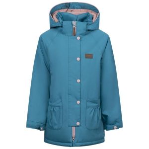 Trespass Roselettie - Damska kurtka przeciwdeszczowa w kolorze jasnoturkusowym. Zielone kurtki Trespass, na zimę, bez wzorów, z puchu, bez kaptura. Za 341,99 zł.