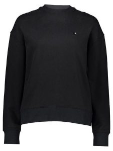 Calvin Klein Bluza w kolorze czarnym rozmiar: XL. Czarne bluzy Calvin Klein, xl, bez wzorów, z bawełny, bez kaptura. Za 239,99 zł.