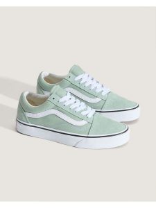 Vans Sneakersy w kolorze zielonym rozmiar: 35. Zielone trampki Vans, bez wzorów, bez zapięcia. Za 179,95 zł.