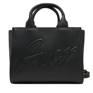 Torebka Guess. Czarne torebki klasyczne Guess, z aplikacjami, bez dodatków. Za 269,99 zł.