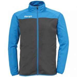 Bluza Kempa Prime Poly Jacket. Niebieskie bluzy Kempa, bez wzorów, bez kaptura. W wyprzedaży za 169,50 zł.