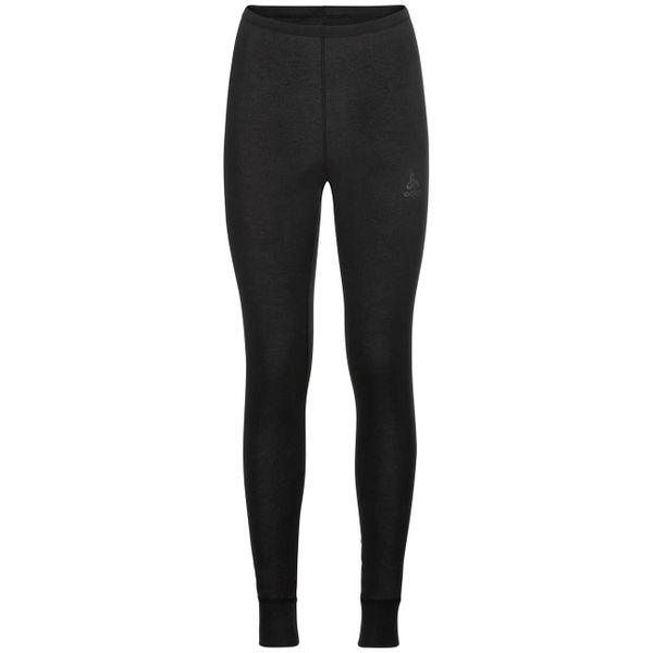 Legginsy termoaktywne damskie Odlo Active Warm Eco BL Bottom Long. Czarne legginsy ODLO, bez wzorów. Za 173,99 zł.